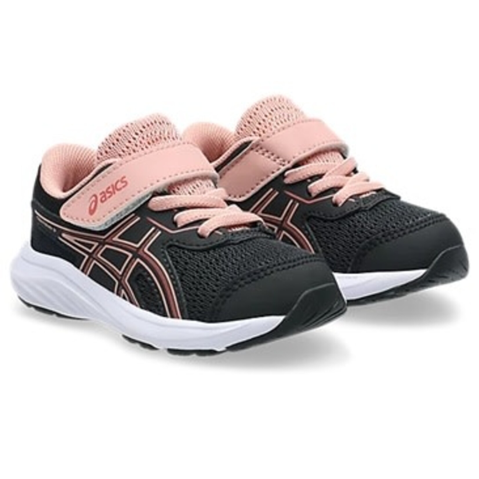 Asics ASICS - Running Shoes 'Contend 9 TS - Black/Dark Pink Clay' - Toddlers