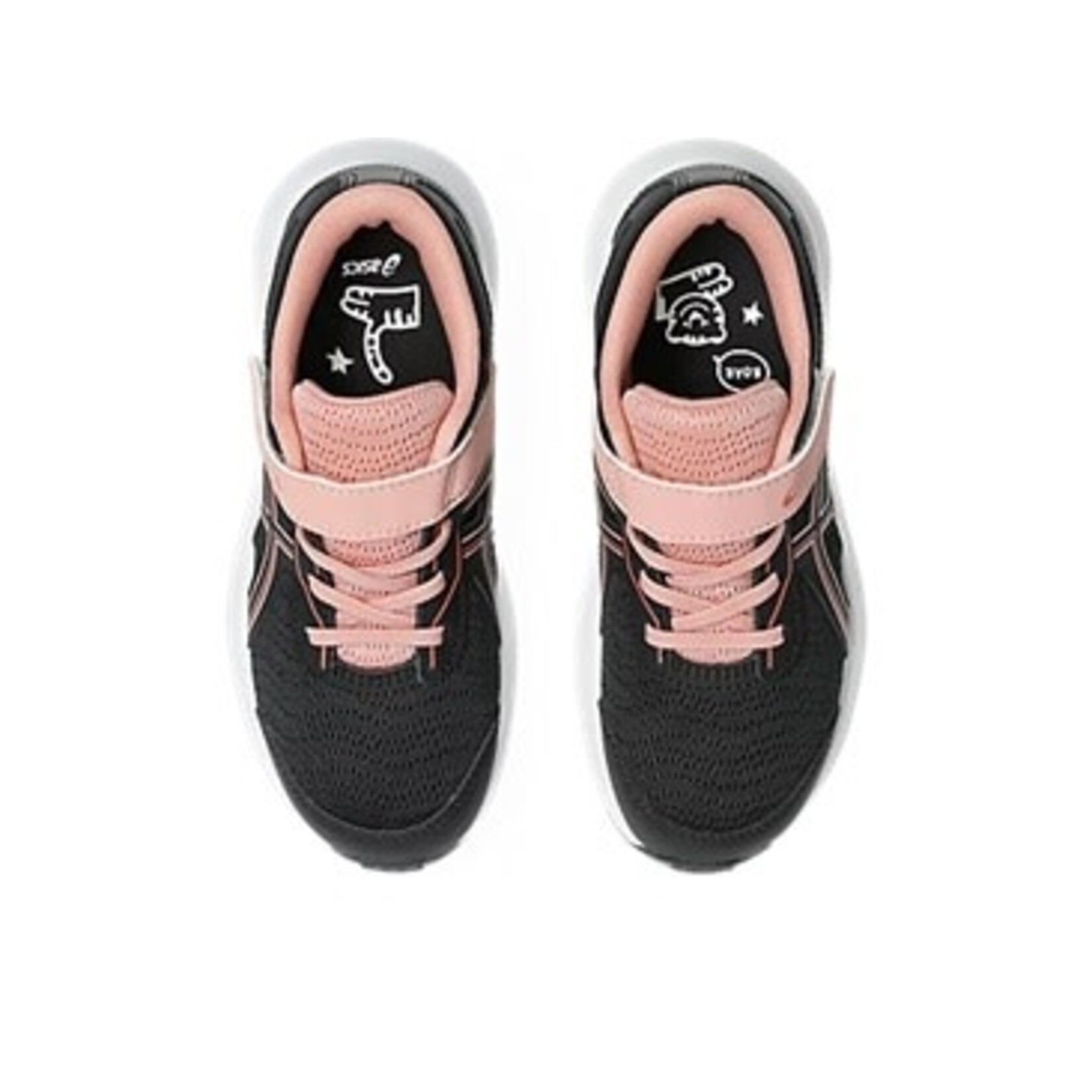 Asics ASICS - Chaussures de sport 'Contend 9PS - Noir/Argile Rose Foncé'
