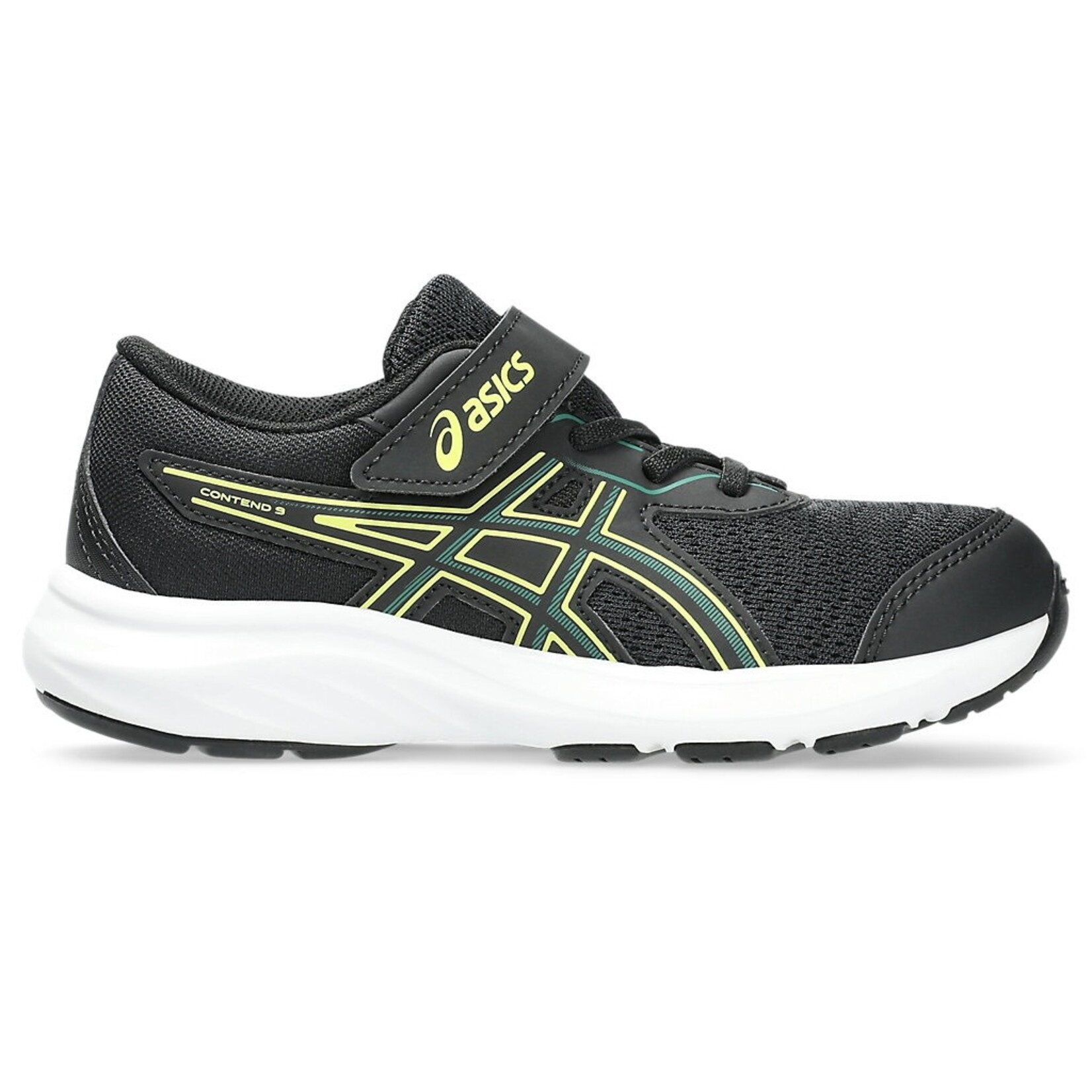 Asics ASICS - Chaussures de sport 'Contend 9PS - Noir/Vert Jaspé'