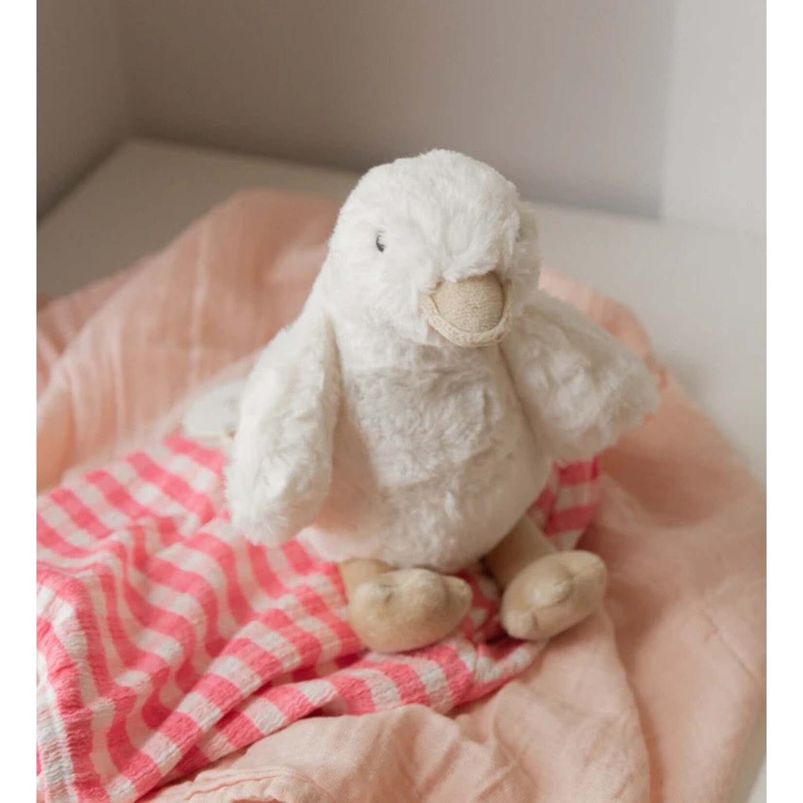 Veille sur toi VEILLE SUR TOI  - Peluche Snuggle Bunnies 'Rose Le Canard'