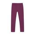 Minymo MINYMO - Legging uni couleur framboise avec détail à la cheville