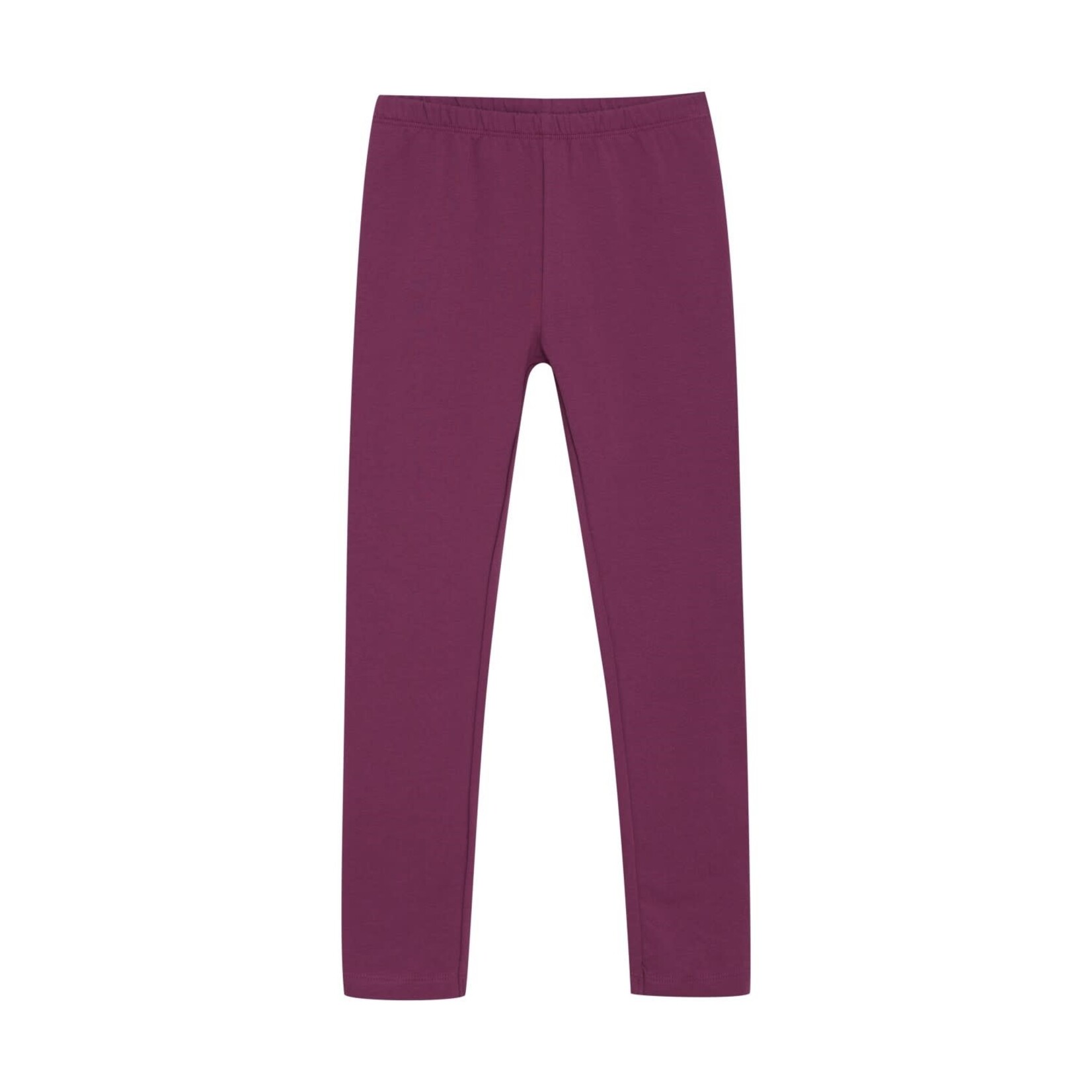 Minymo MINYMO - Legging uni couleur framboise avec détail à la cheville