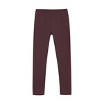 Minymo MINYMO - Legging uni couleur raisin avec détail à la cheville
