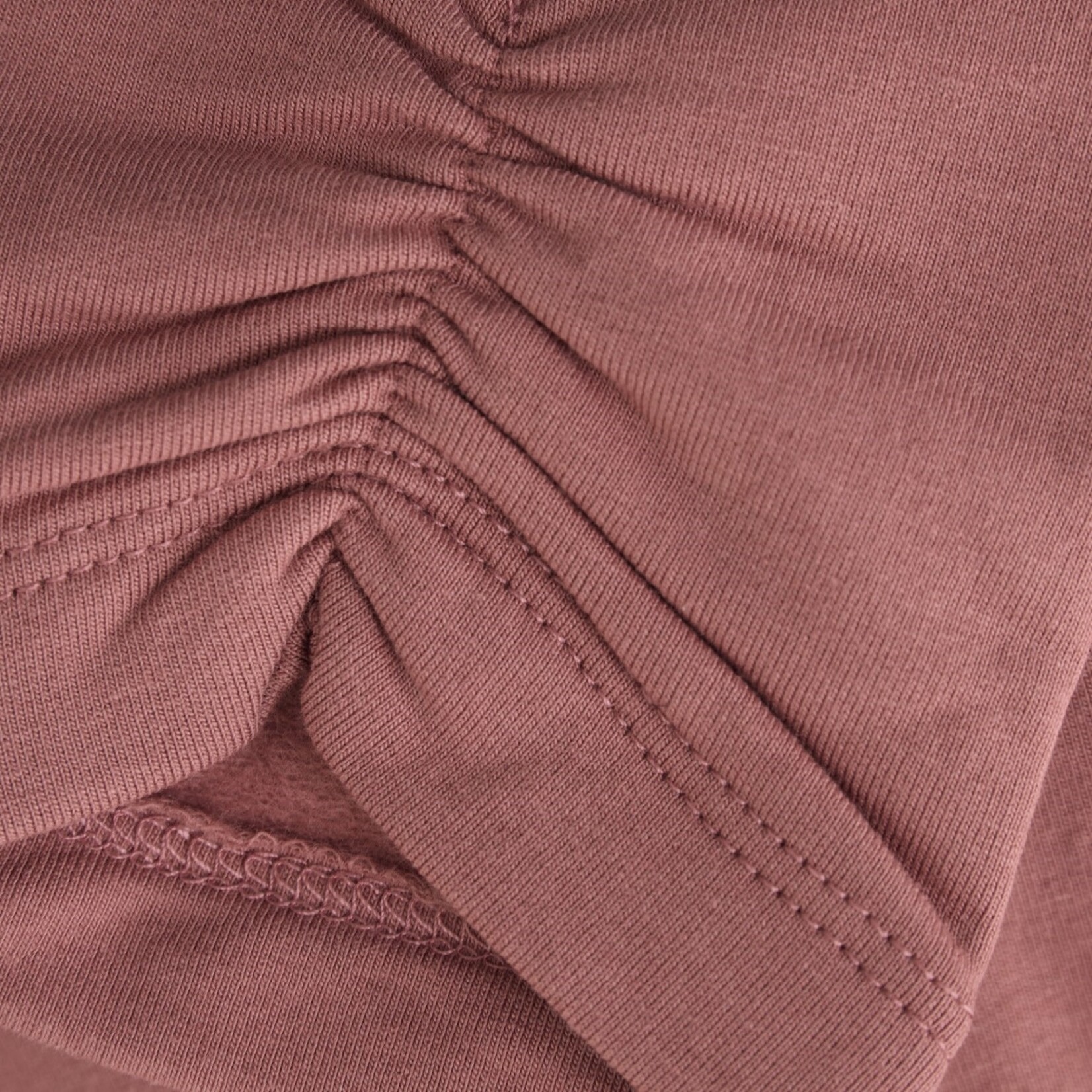 Minymo MINYMO - Legging uni couleur vieux rose avec détail à la cheville