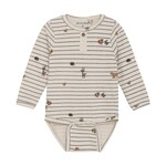 Minymo MINYMO - Forest Animal Print Bodysuit