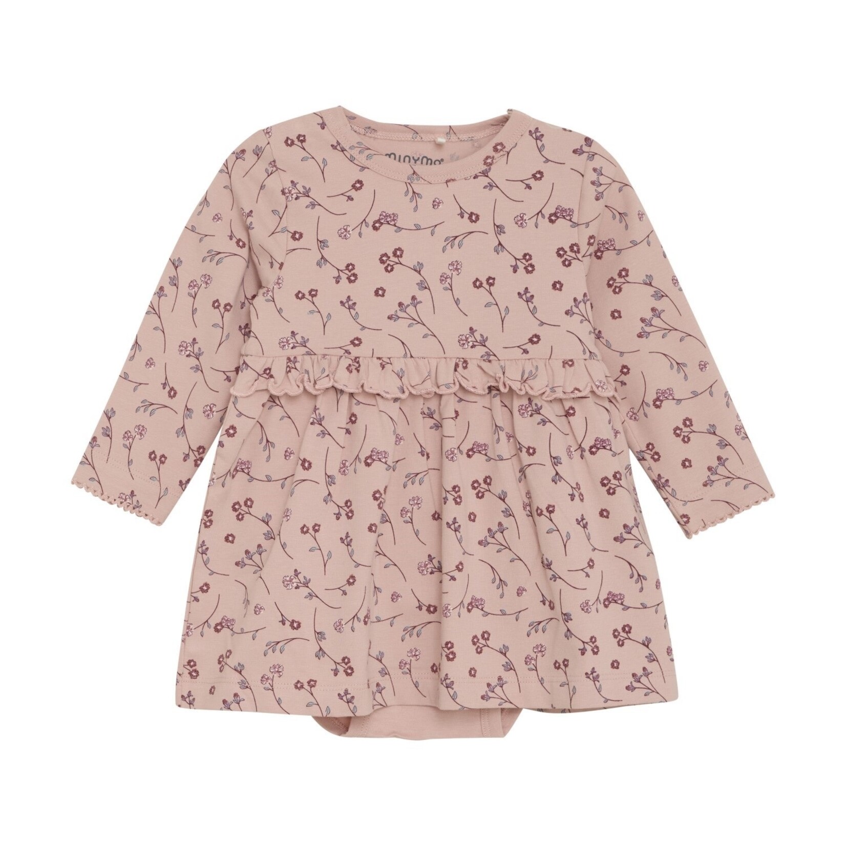 Minymo MINYMO - Robe cache-couche avec motifs de fleurs 'Misty Rose'