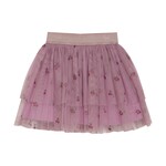 Minymo MINYMO - Jupe en tulle avec motifs pailletés de cerises 'Mauve Orchid'