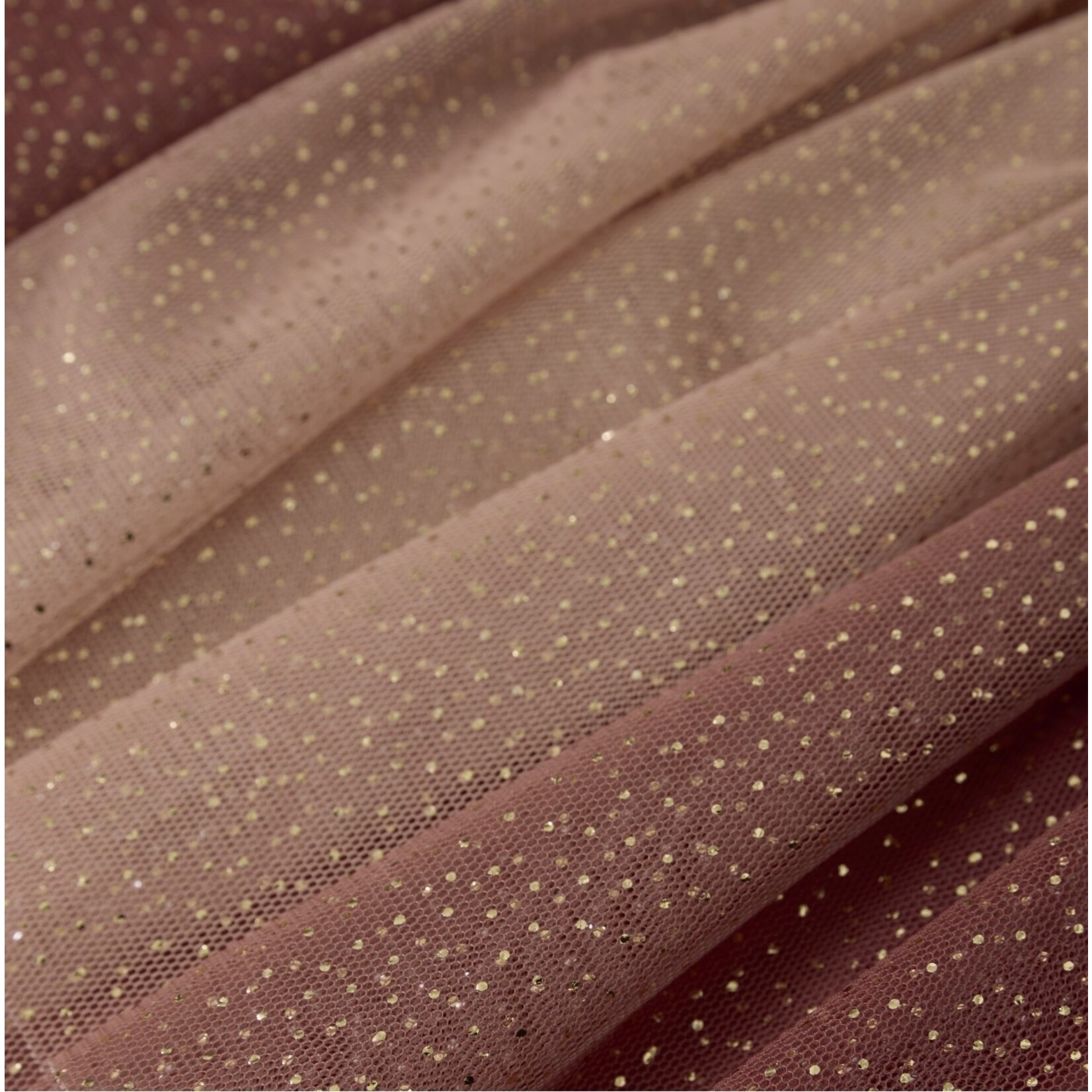 Minymo MINYMO - Jupe en tulle pailletés avec un dégradé 3 couleurs 'Withered Rose'