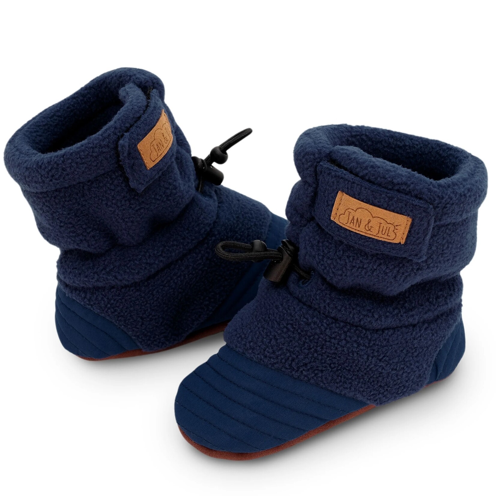 JAN&JUL JAN&JUL - Bottillons souples 'Stay-Put Cozy Booties' - Bleu marin