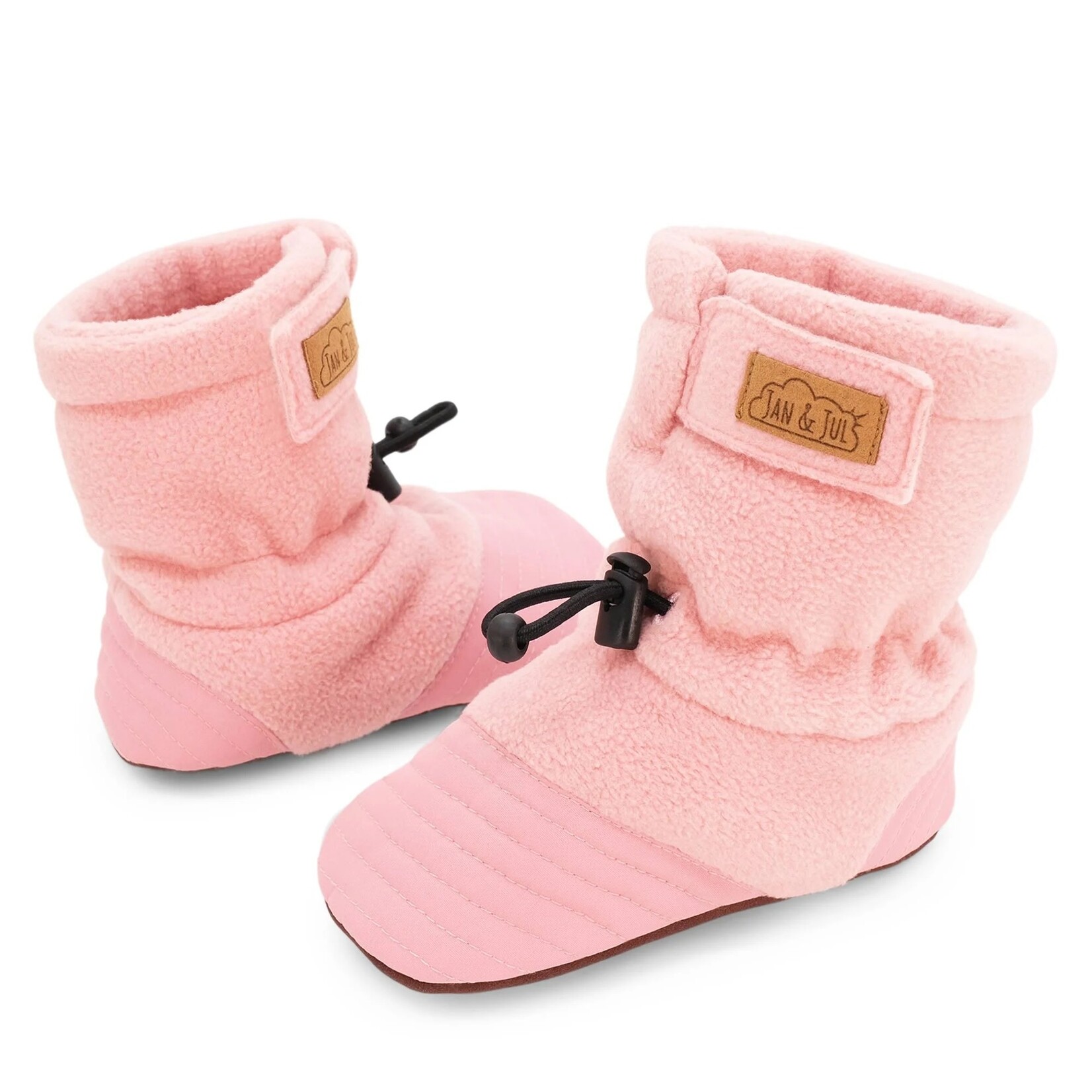 JAN&JUL JAN&JUL - 'Stay-Put Cozy Booties' - Dusty Pink