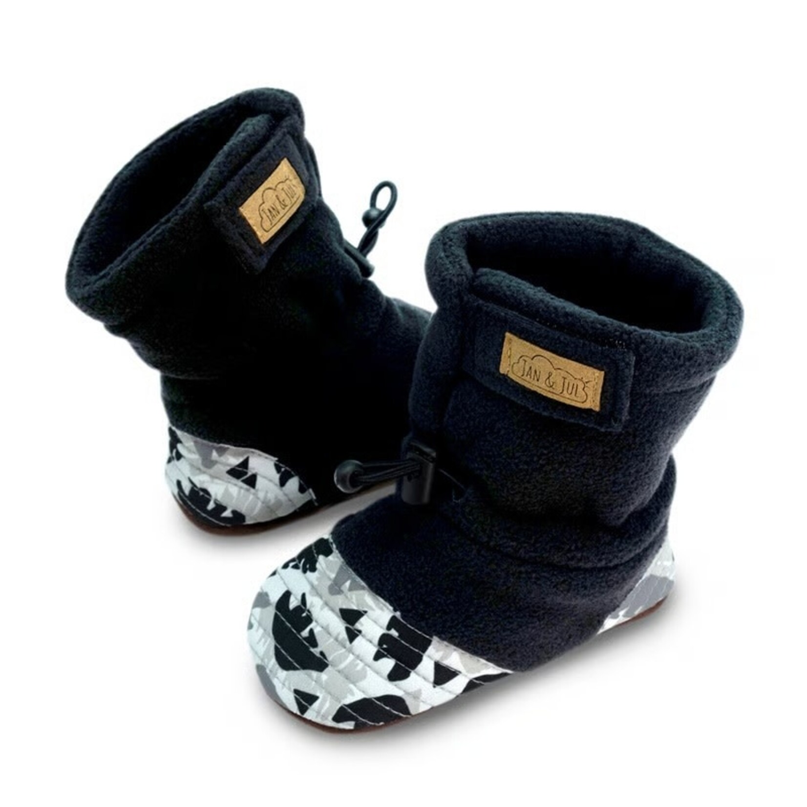 JAN&JUL JAN&JUL - 'Stay-Put Cozy Booties' - Bear