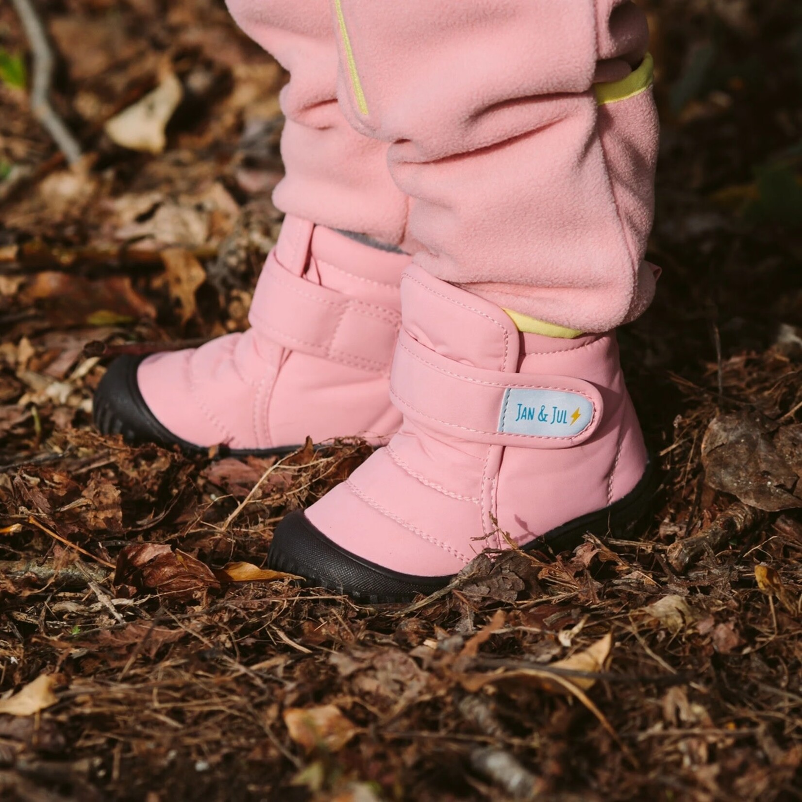 JAN&JUL JAN&JUL - Bottillons  'Toasty-Dry Booties' - Rose pâle