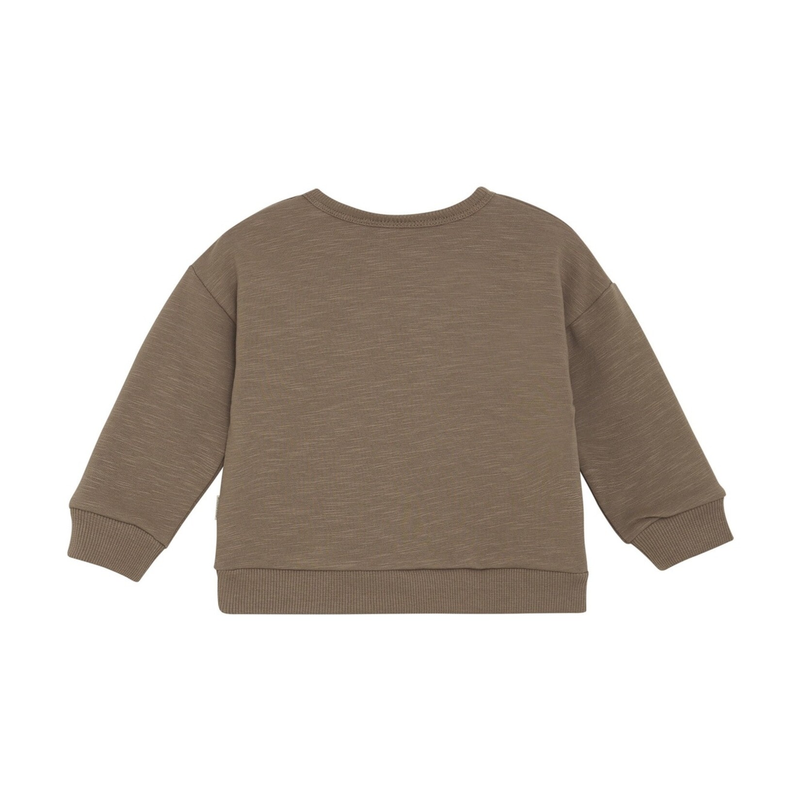 Minymo MINYMO - Gilet à manches longues brun avec broderie de lion