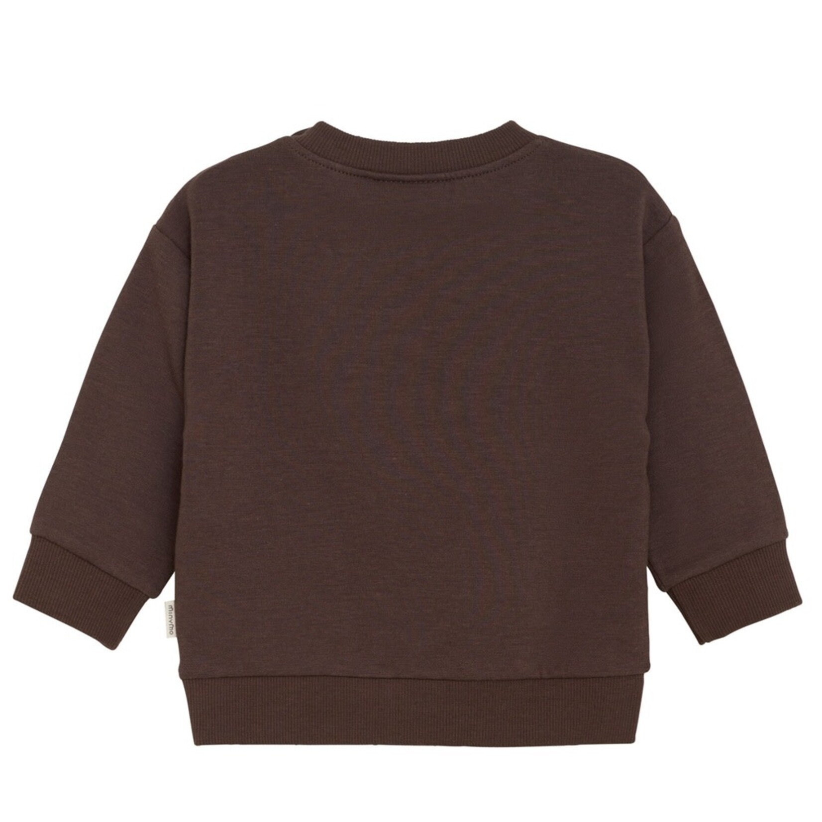 Minymo MINYMO - Gilet à manches longues brun avec broderie de renard