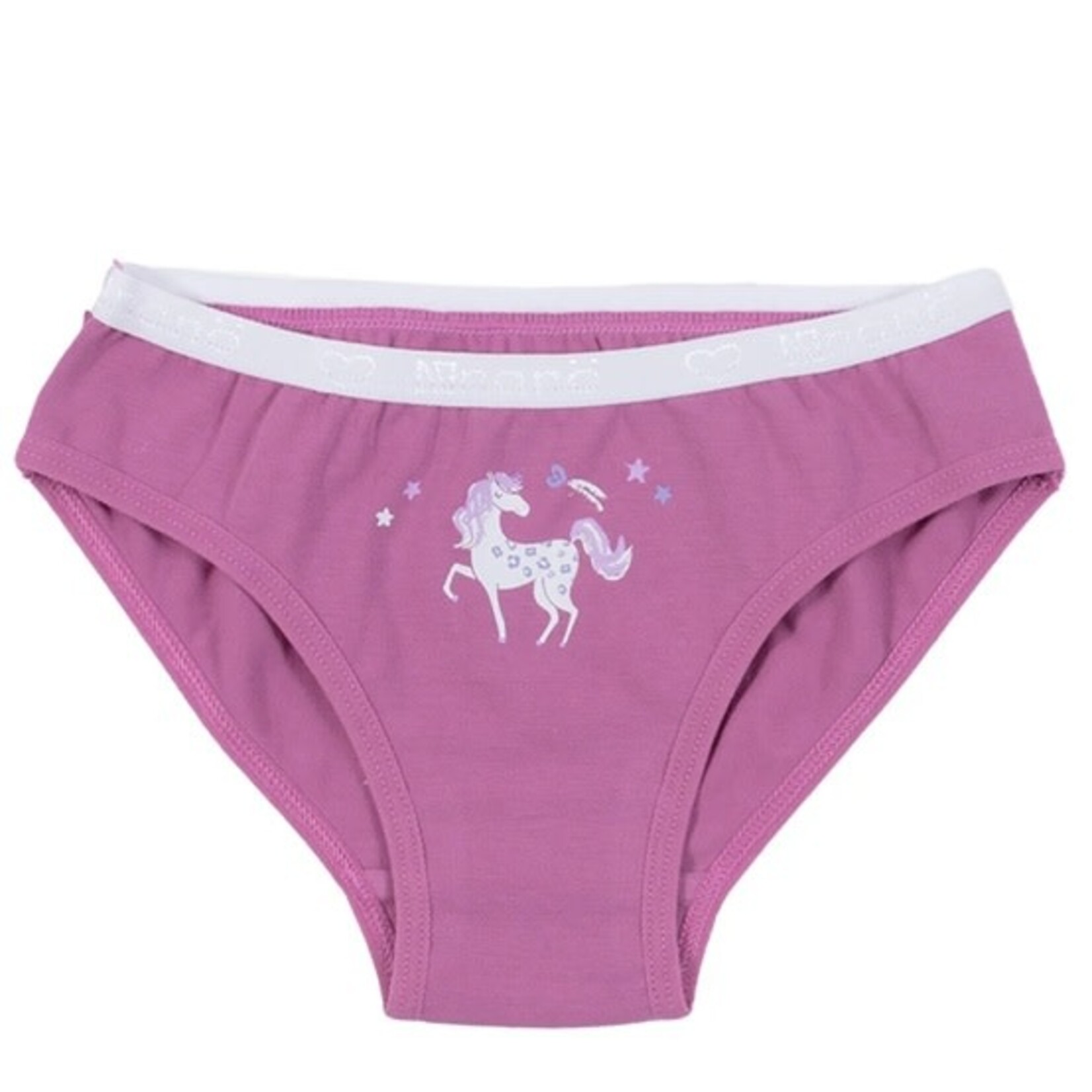 Nanö NANÖ - Lot de 3 culottes 'Licornes - Mauve - Rose - Magenta
