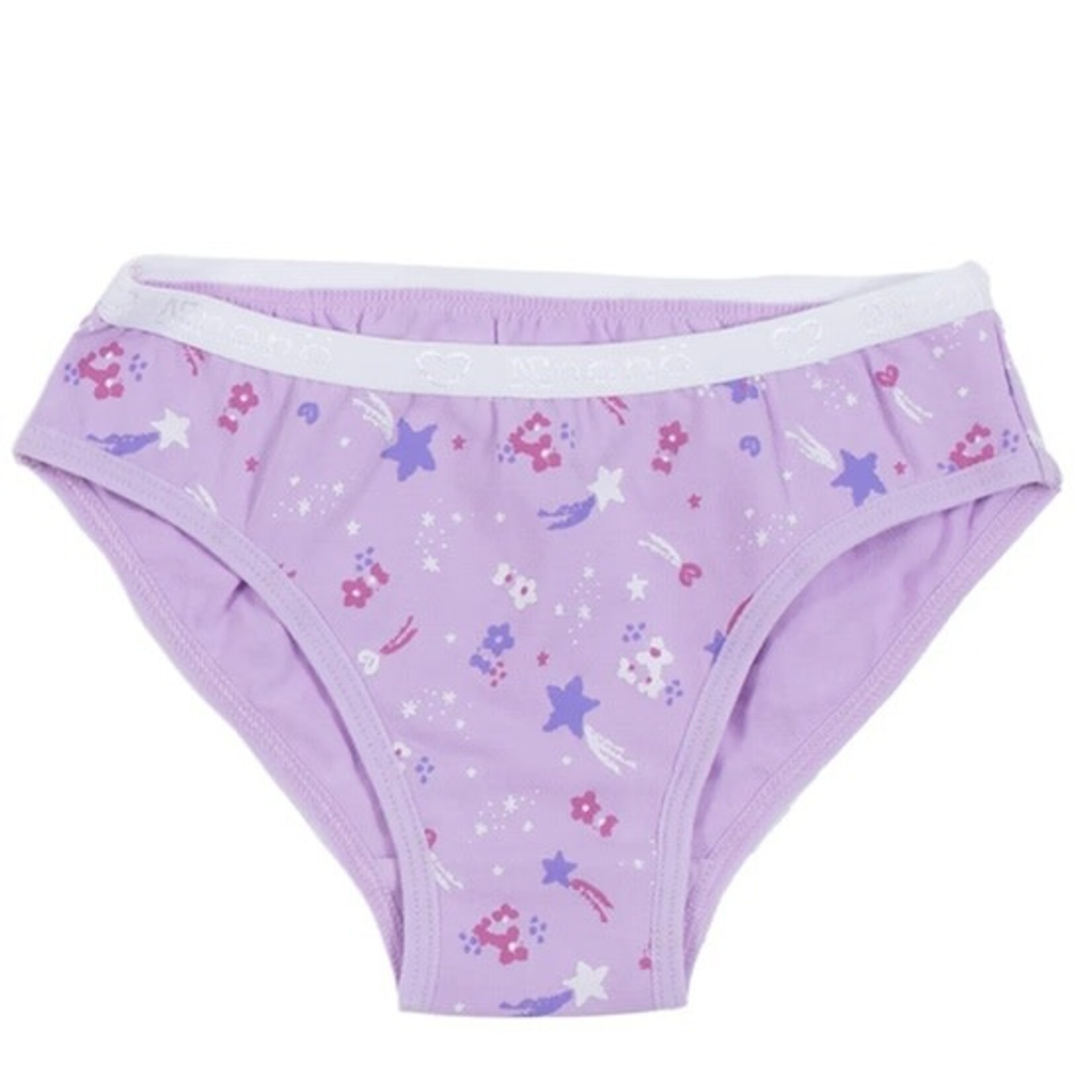 Nanö NANÖ - Lot de 3 culottes 'Licornes - Mauve - Rose - Magenta