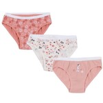 Nanö NANÖ - Lot de 3 culottes 'Dalmatiens - Rose saumon - Rose Pâle - Blanche