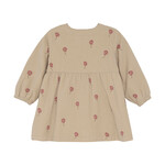 Minymo MINYMO - Robe en velours côtelé avec motifs de fleurs