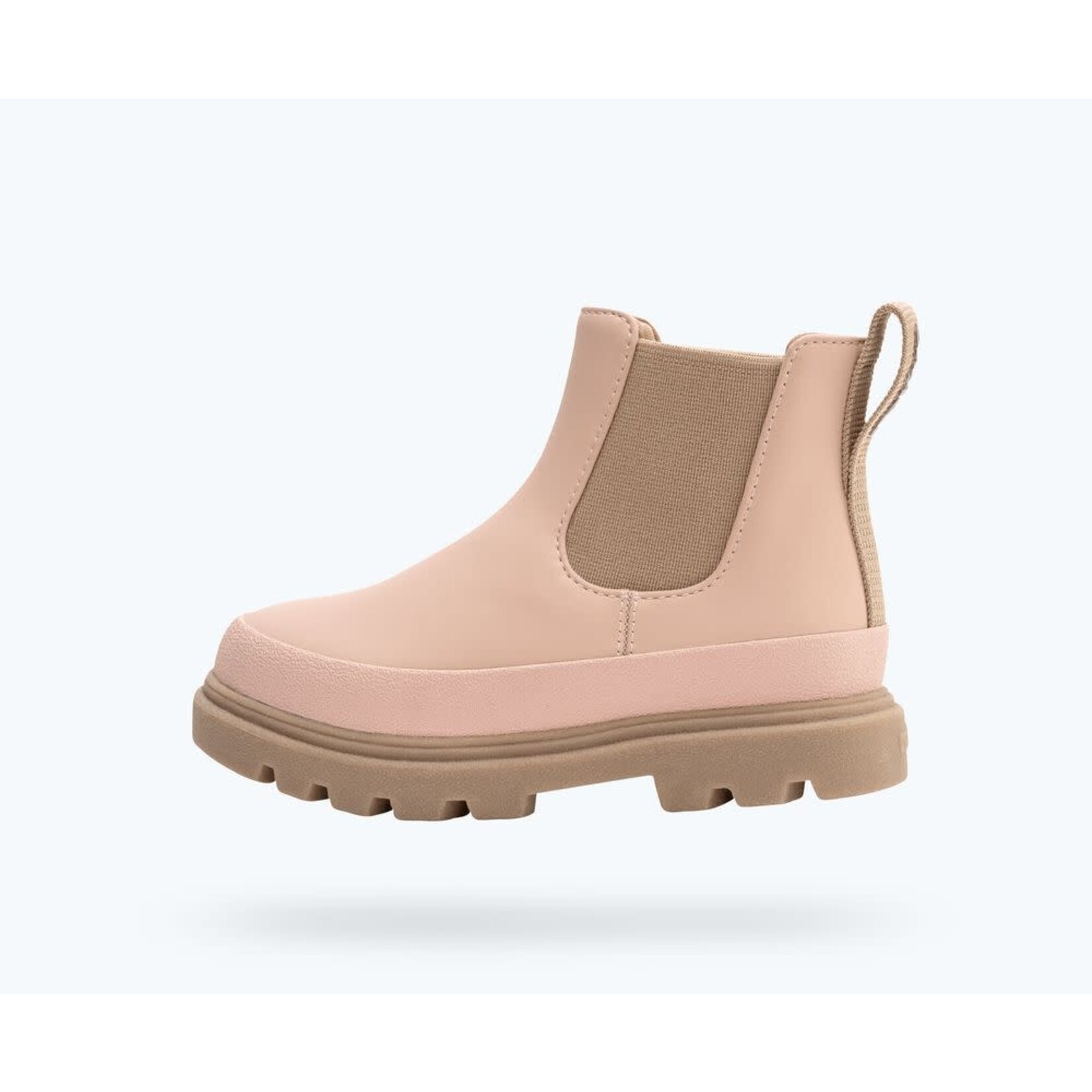 Native NATIVE - Bottes mi-saison imperméables 'Kensington Chelsea Little Kid - Rose caméléon/Beige lin'