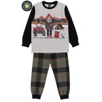 Nanö NANÖ - Beige pajamas with camping dog print