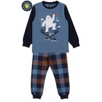 Nanö NANÖ - Pyjama Bleu avec imprimé de Yeti