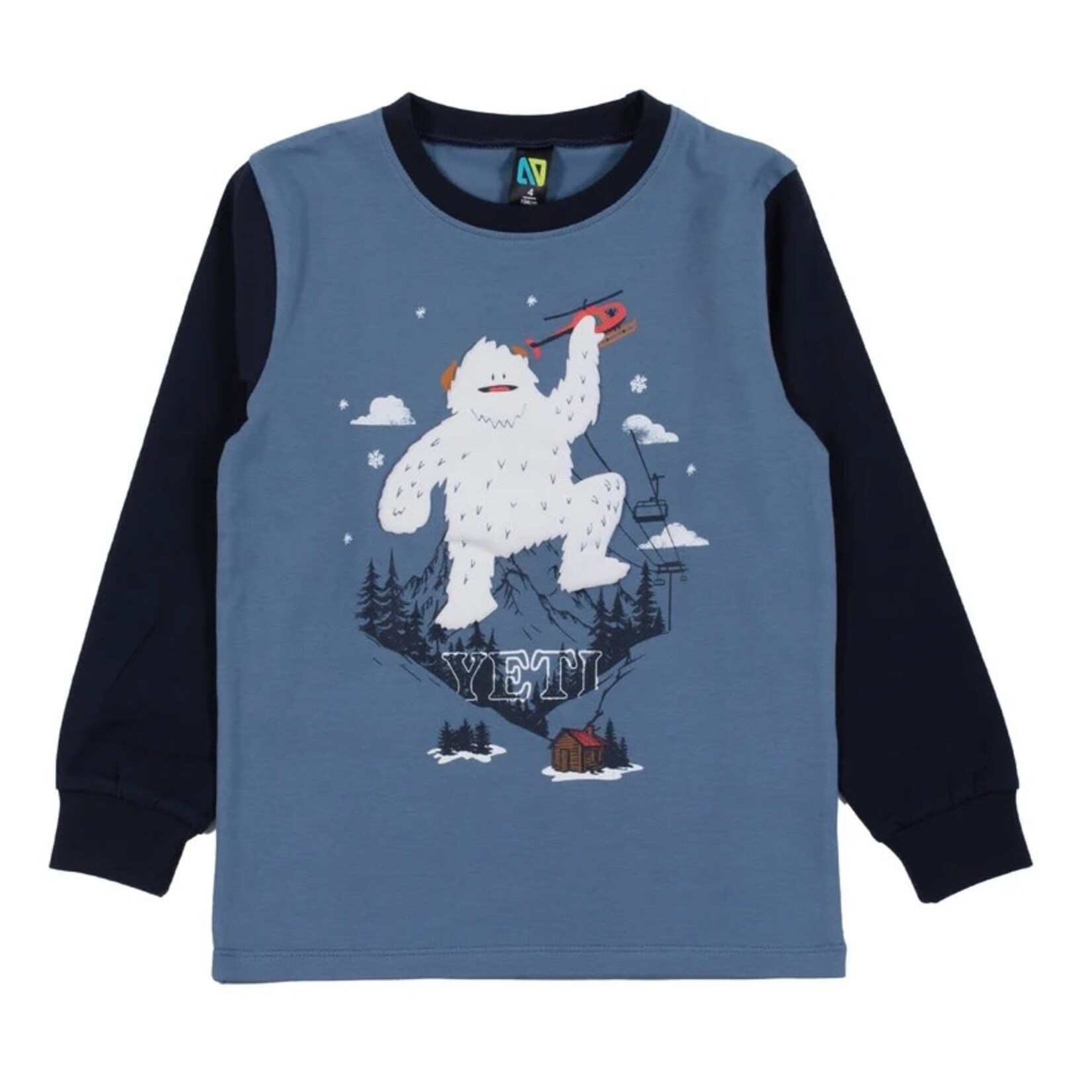 Nanö NANÖ - Pyjama Bleu avec imprimé de Yeti