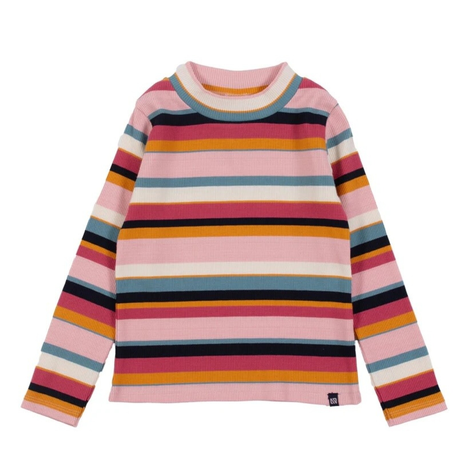 Nanö NANÖ - T-shirt à manches longues et rayures colorées 'Balade automnale'