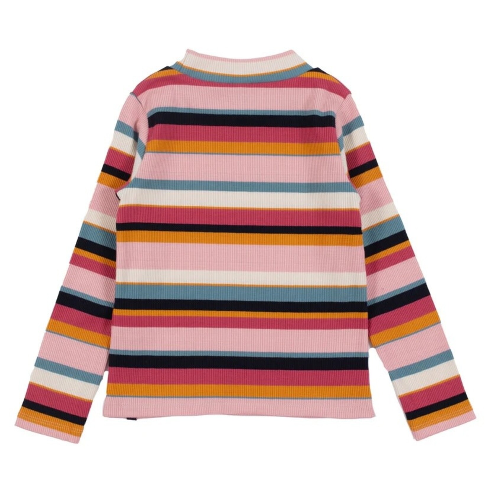Nanö NANÖ - T-shirt à manches longues et rayures colorées 'Balade automnale'