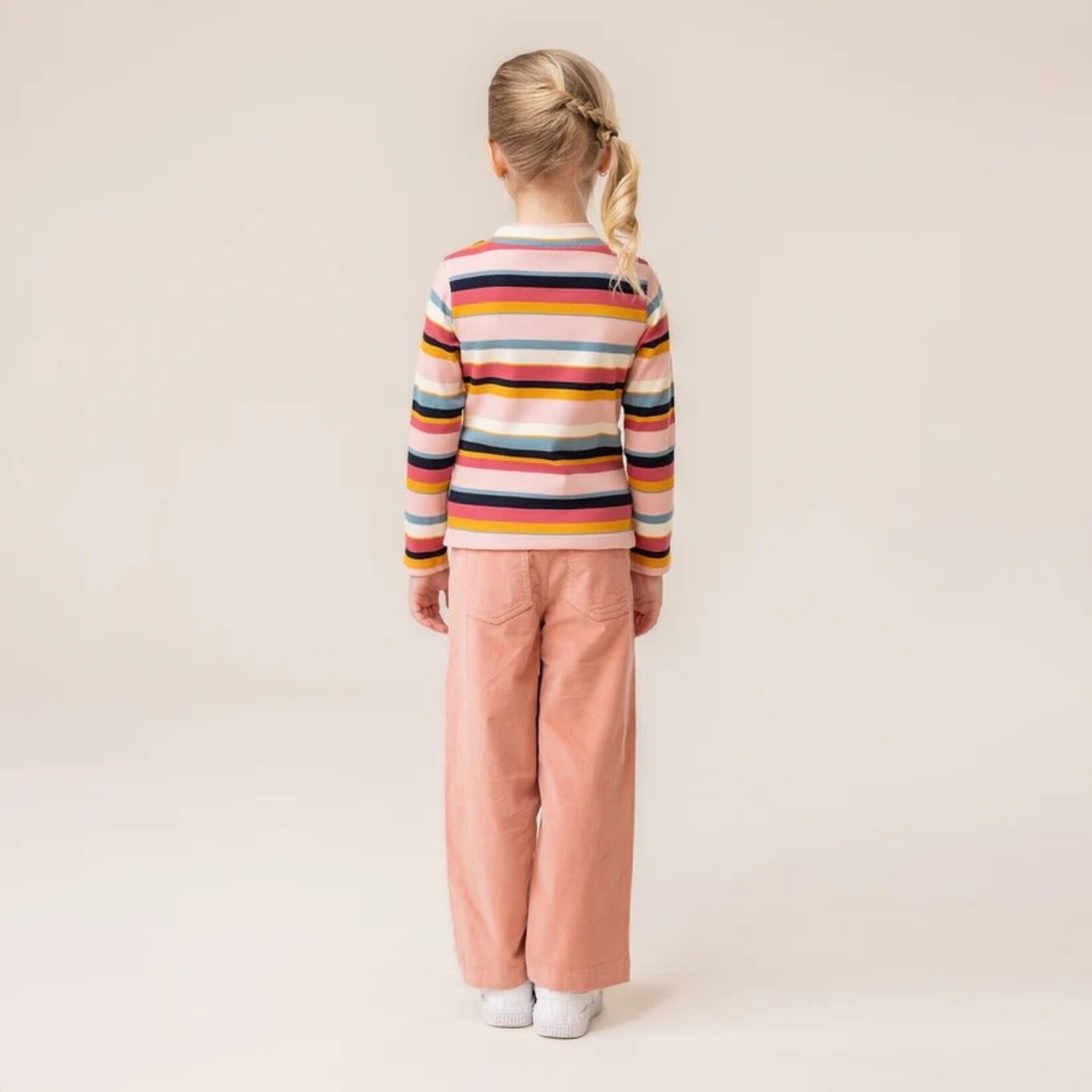 Nanö NANÖ - T-shirt à manches longues et rayures colorées 'Balade automnale'