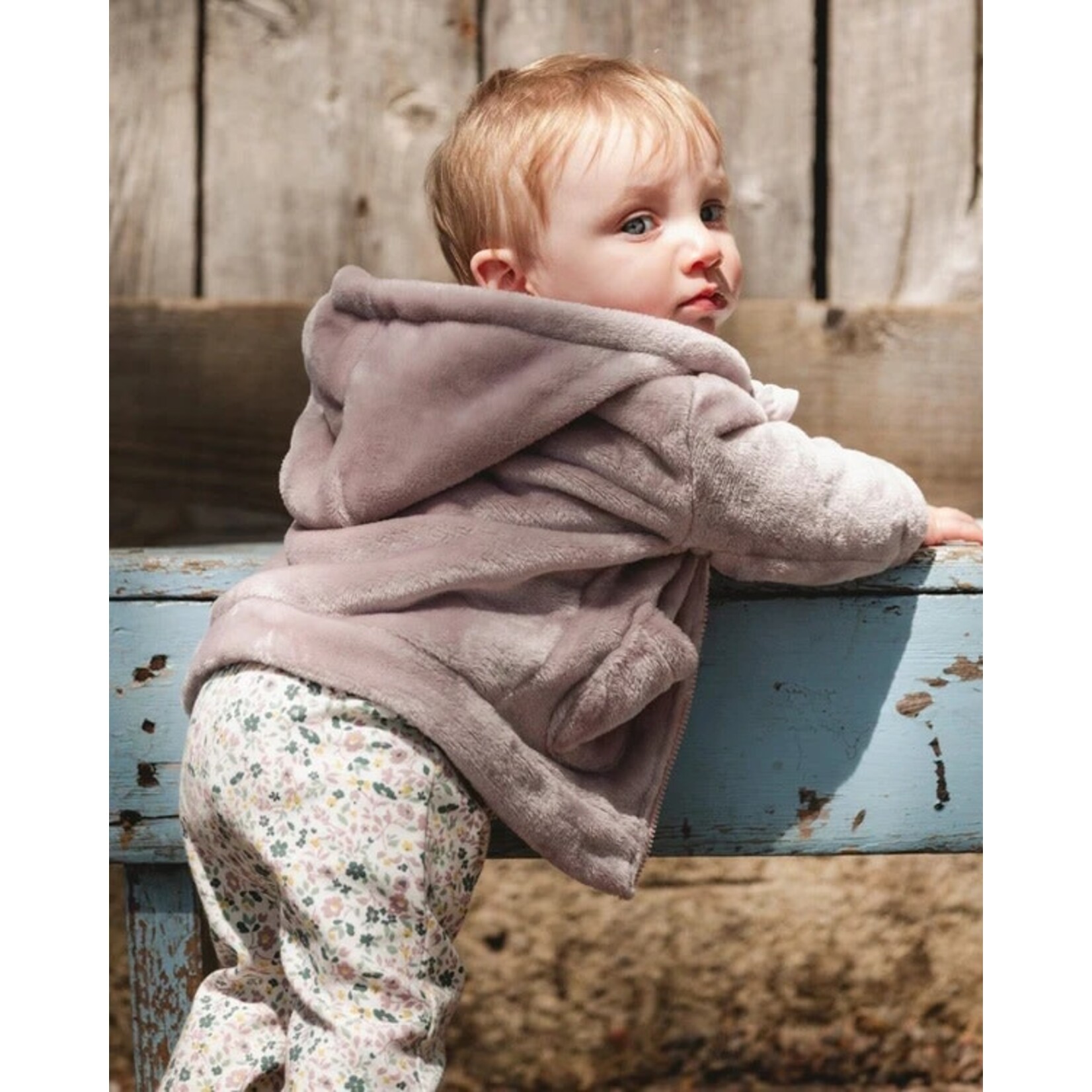 Deux par Deux DEUX PAR DEUX - Organic Cotton Evolutive Pant Off-White Floral  'B.A.B.Y. Basics"