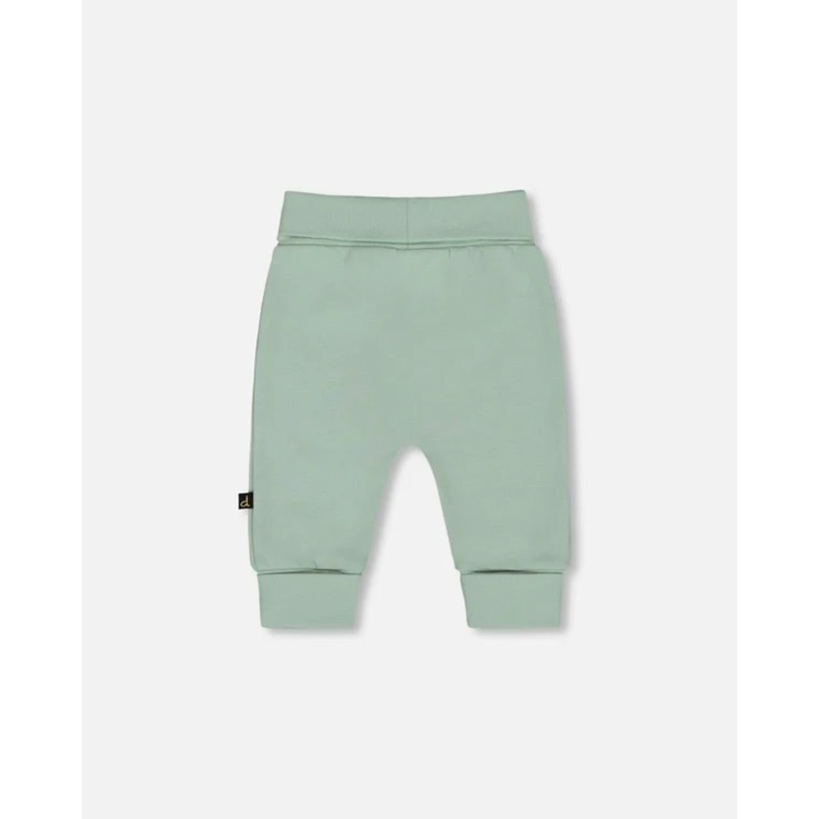 Deux par Deux DEUX PAR DEUX - Organic Cotton Evolutive Pant Jade Green 'B.A.B.Y. basics'