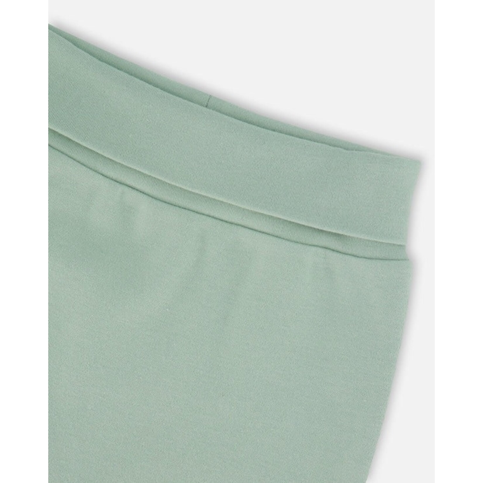 Deux par Deux DEUX PAR DEUX - Pantalon évolutif vert jade en coton biologique 'B.A.B.Y. bases'