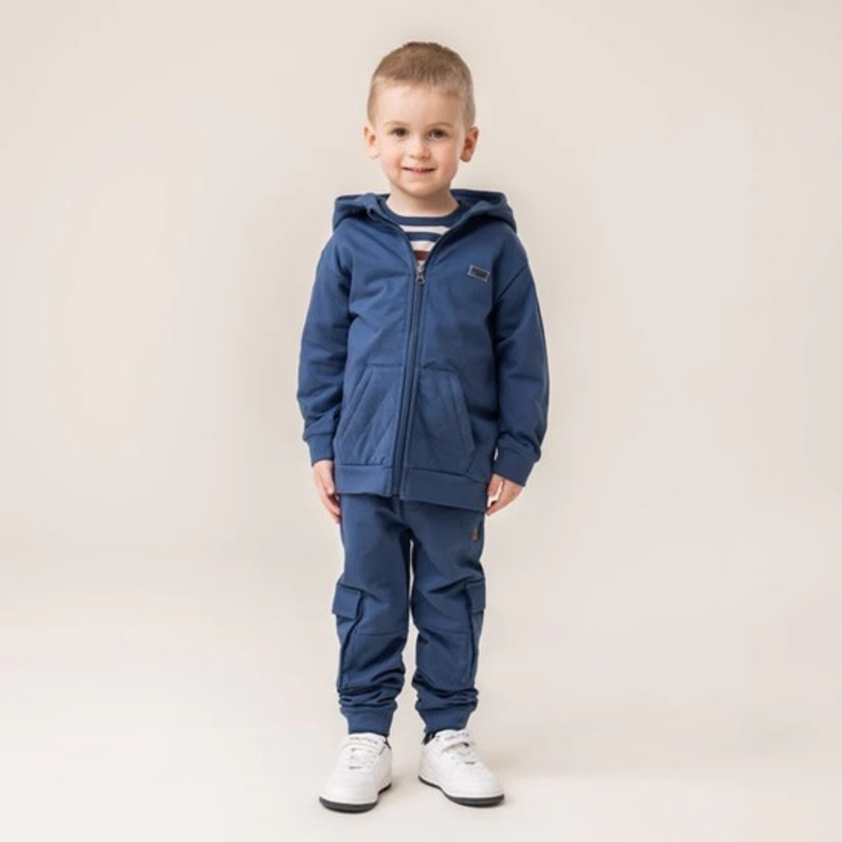 Nanö NANÖ - Navy blue hooded jacket 'Glacier'