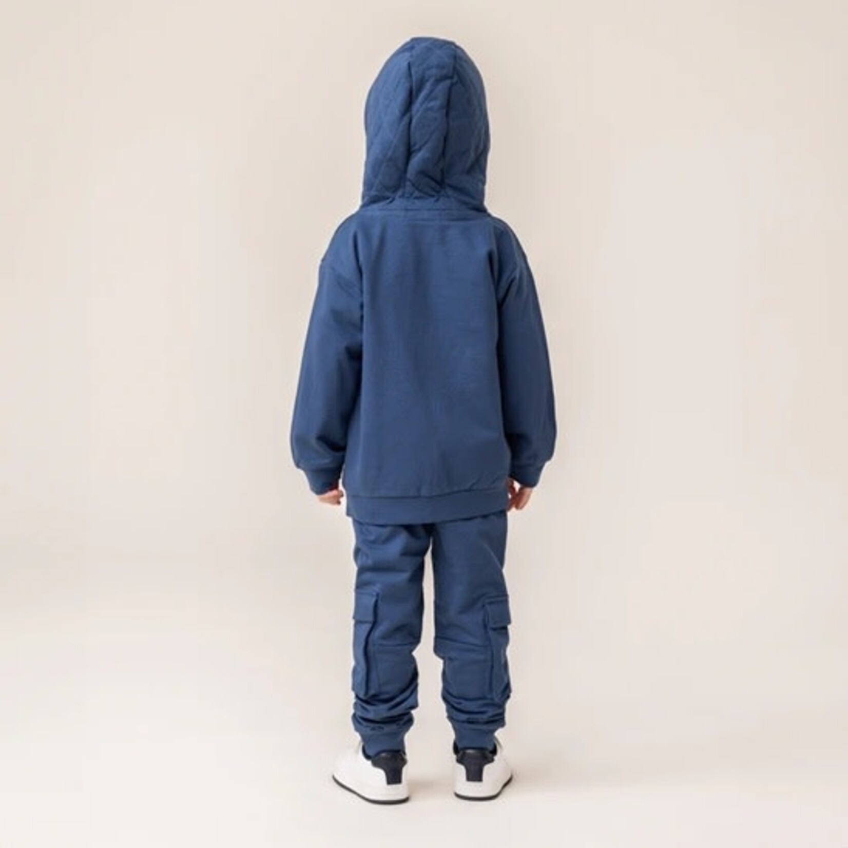 Nanö NANÖ - Navy blue hooded jacket 'Glacier'