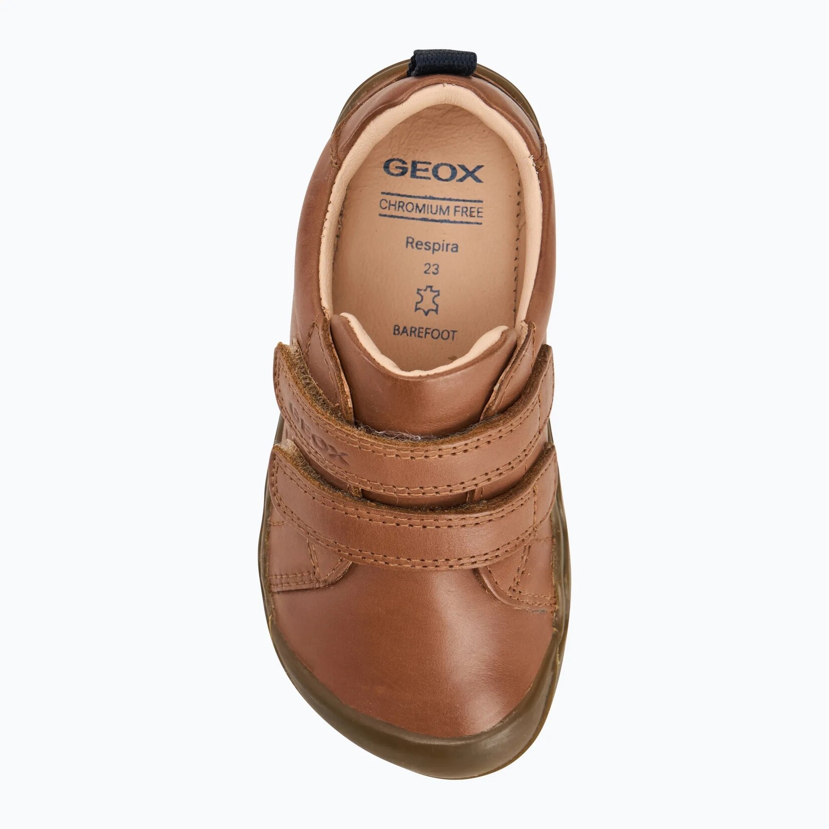 Geox GEOX - Bottillons de cuir 'B Steppieup - Cognac'
