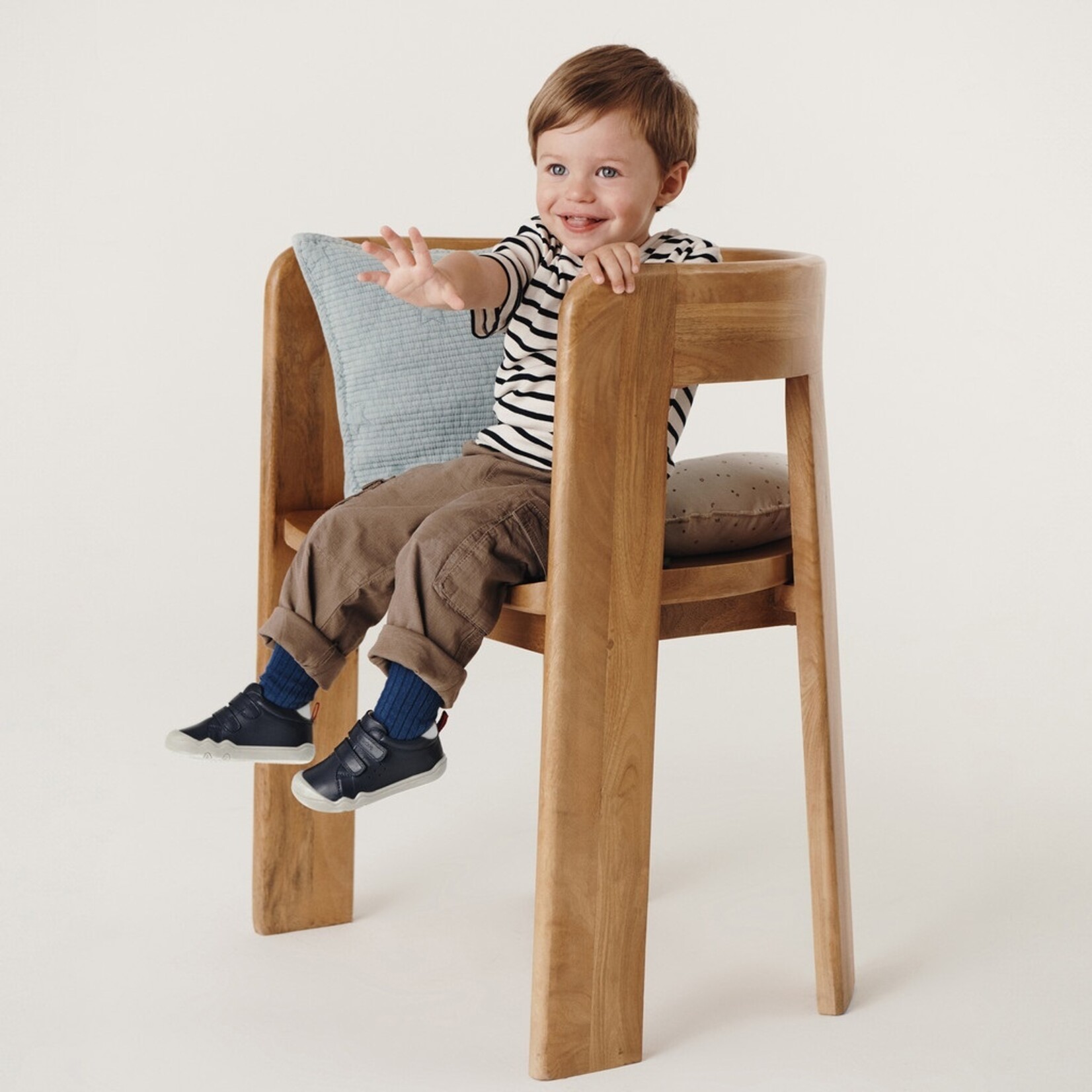 Geox GEOX - Bottillons de cuir 'B Steppieup - Cognac'
