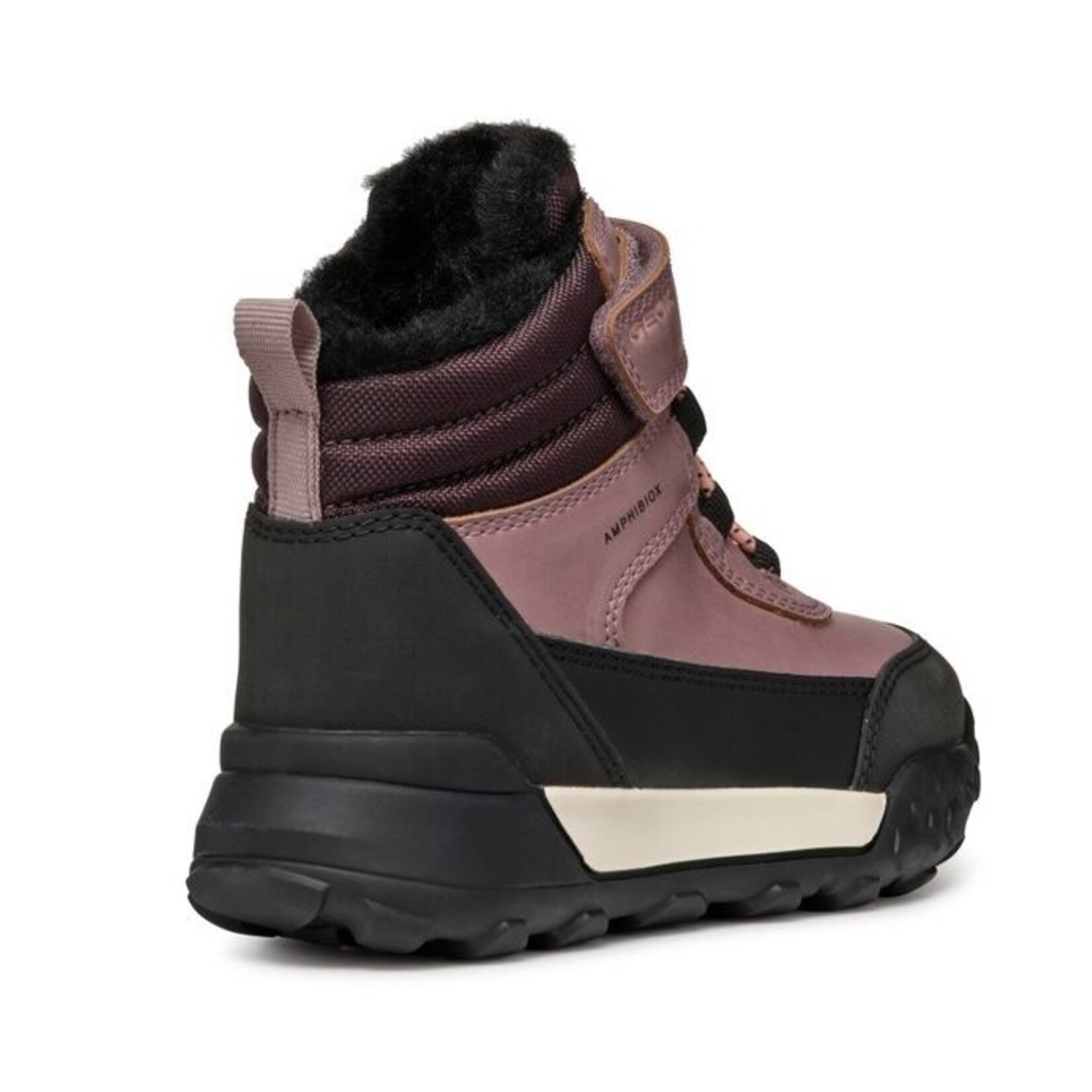 Geox GEOX - Winter Boots with lining and waterproofs 'Omems - Black/Dark pink'