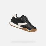 Geox GEOX - Chaussures en cuir synthétique 'J. Rann-E - Noir/Ivoire'