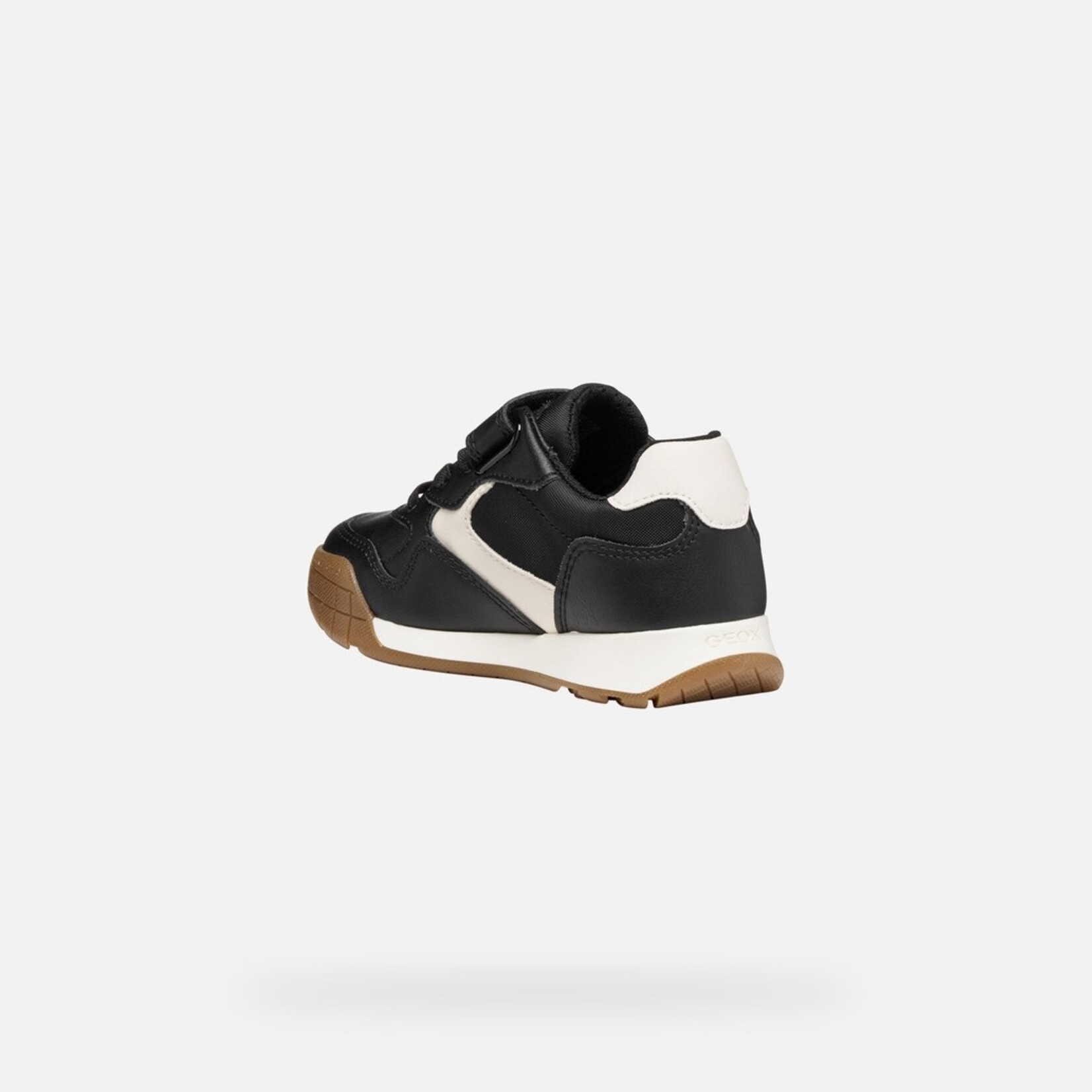 Geox GEOX - Chaussures en cuir synthétique 'J. Rann-E - Noir/Ivoire'