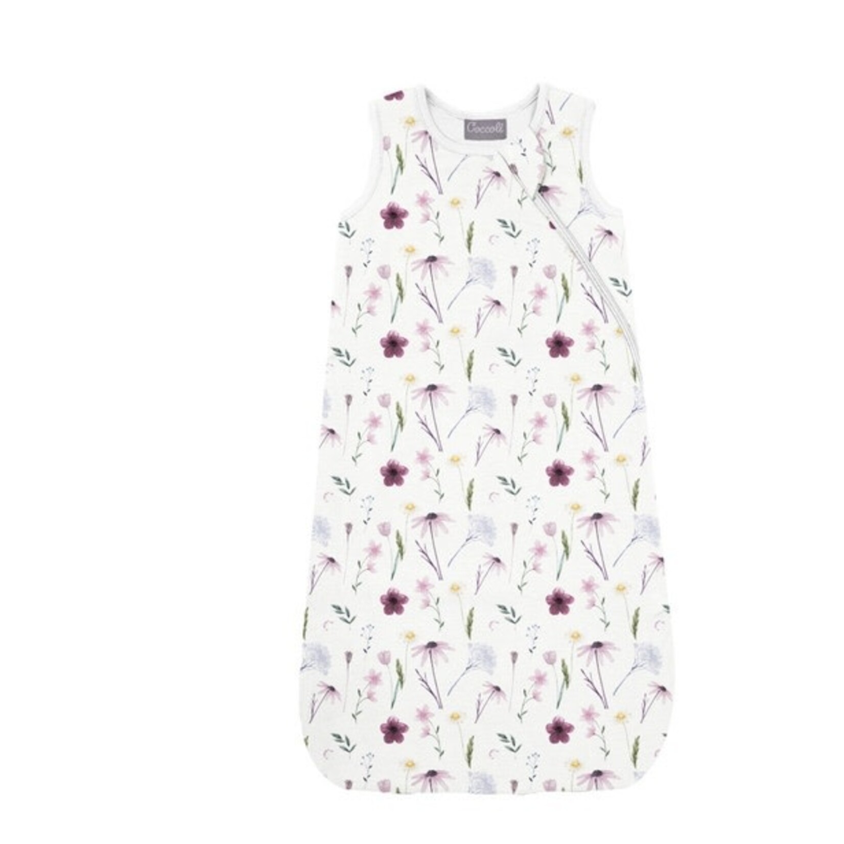 Coccoli COCCOLI - White Sleeping Bag with Flower Pattern - 1.5 TOGS
