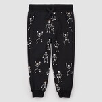 Miles the label MILES THE LABEL - Black jogging pants with skeleton print (Glow in the dark)