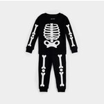Petit Lem PETIT LEM - Ensemble pyjama noir à imprimés de squelettes phosphorescent