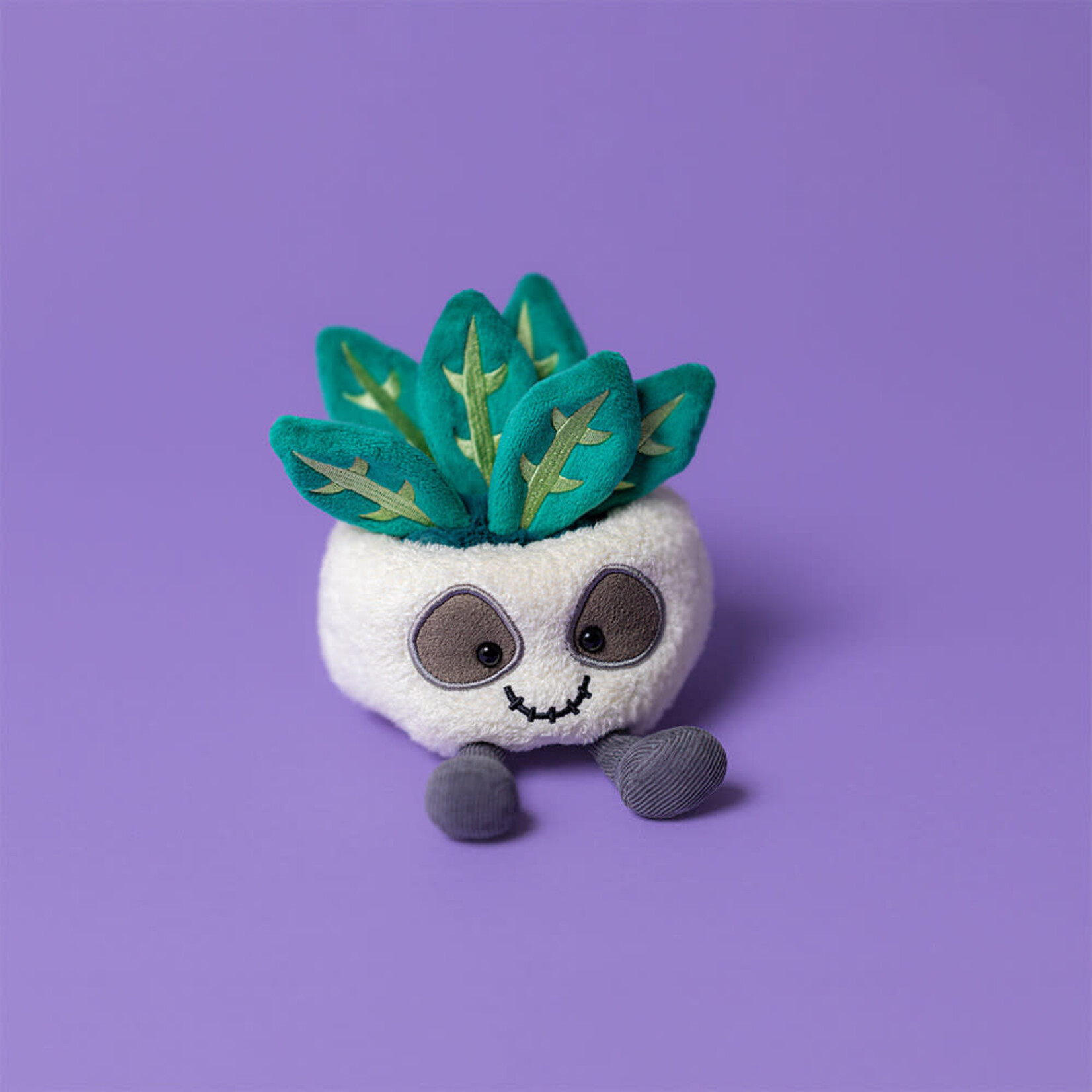 Jellycat JELLYCAT - Plante d'Halloween en peluche avec pot en tête de squelette 'Amuseables Skull Planter'