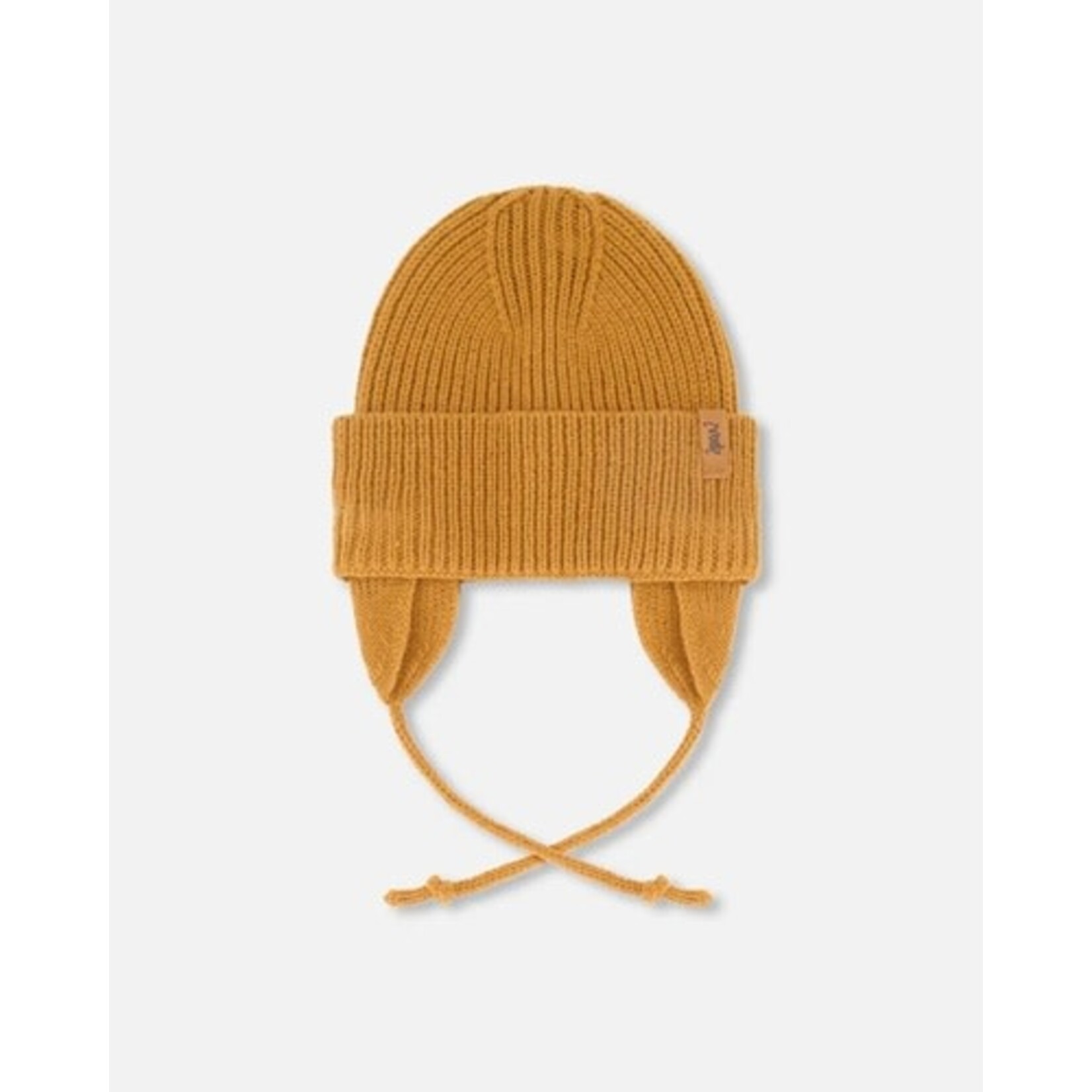 Deux par Deux DEUX PAR DEUX - Baby's mid-season knitted hat 'Pecan Brown'