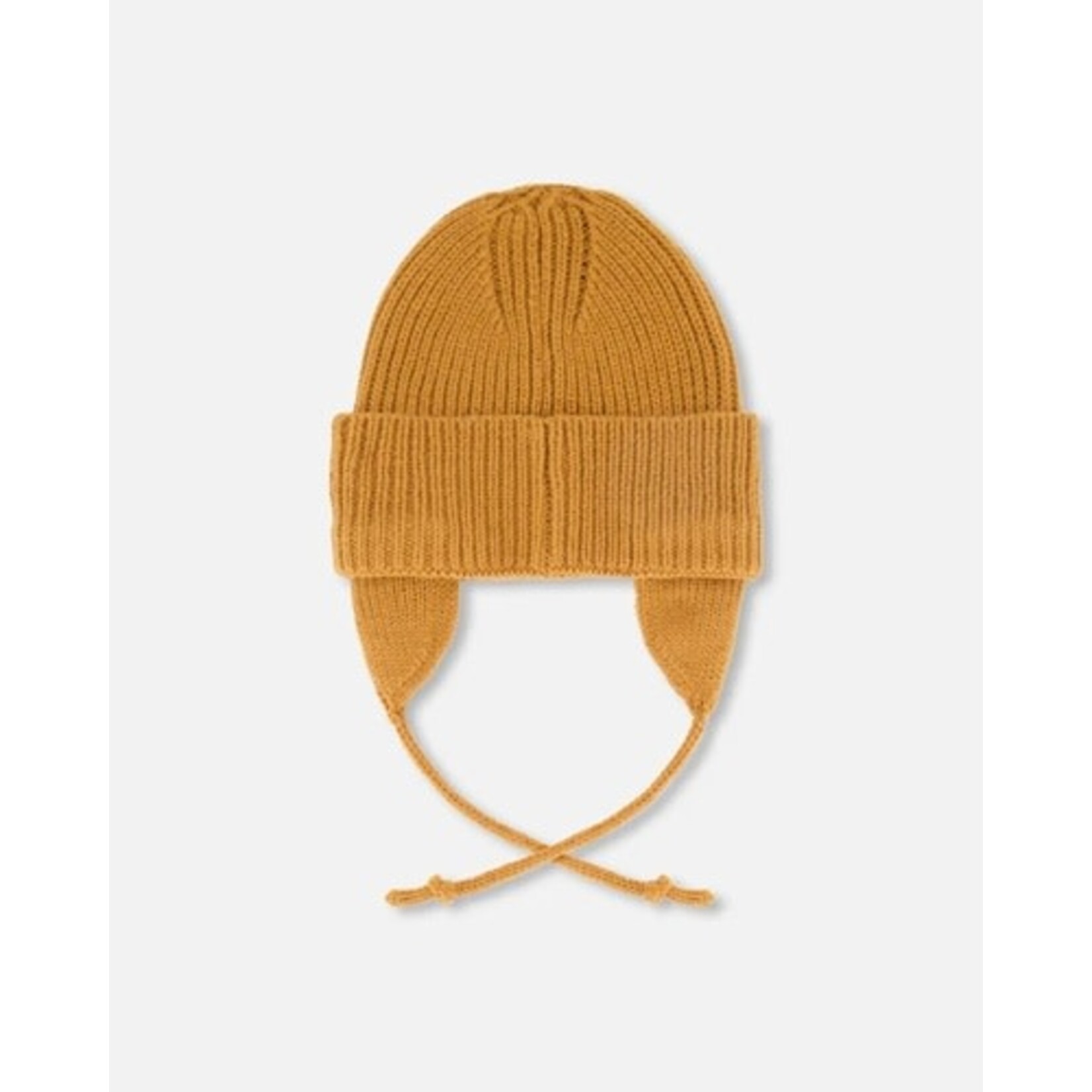 Deux par Deux DEUX PAR DEUX - Baby's mid-season knitted hat 'Pecan Brown'