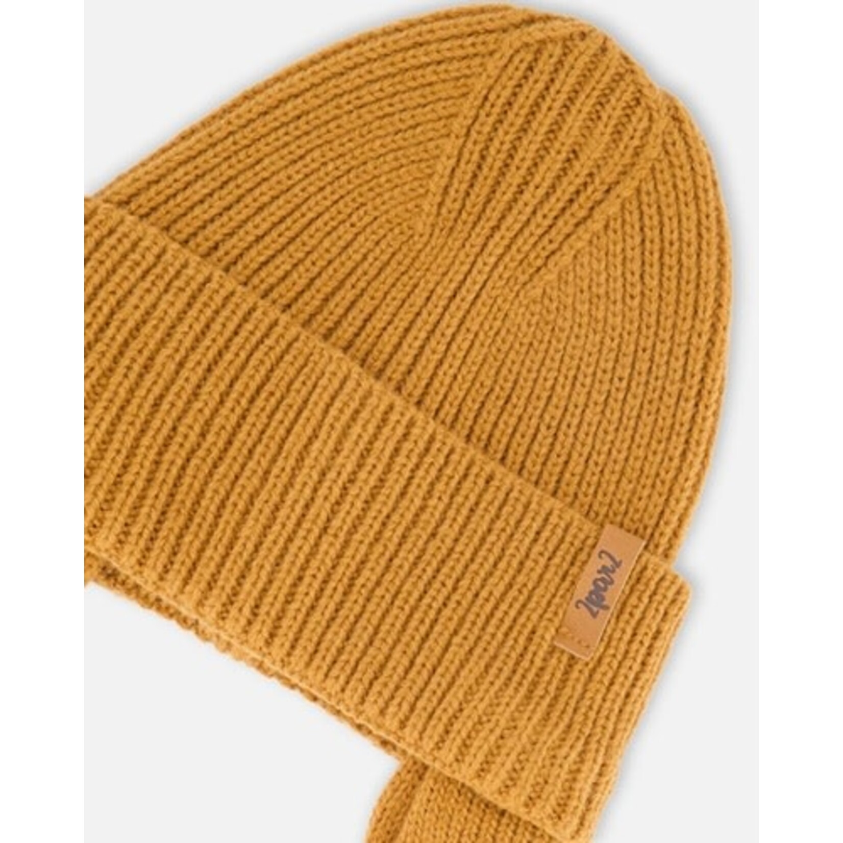 Deux par Deux DEUX PAR DEUX - Baby's mid-season knitted hat 'Pecan Brown'