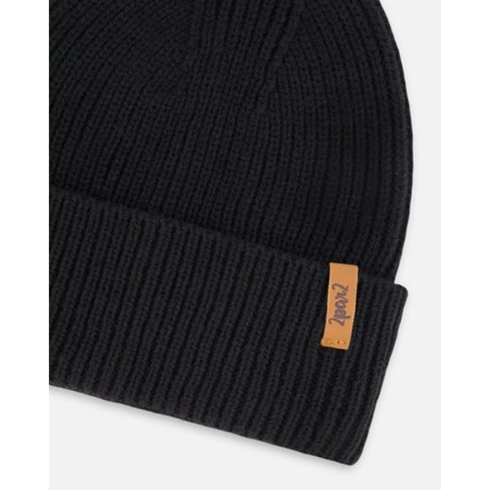 Deux par Deux DEUX PAR DEUX - Tuque/Bonnet en tricot mi-saison 'Anthracite'