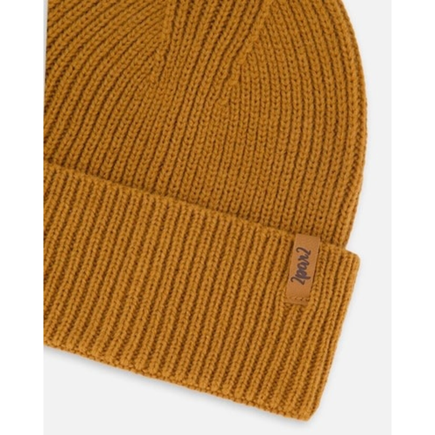 Deux par Deux DEUX PAR DEUX - Tuque/Bonnet en tricot mi-saison 'Brun Pacane'