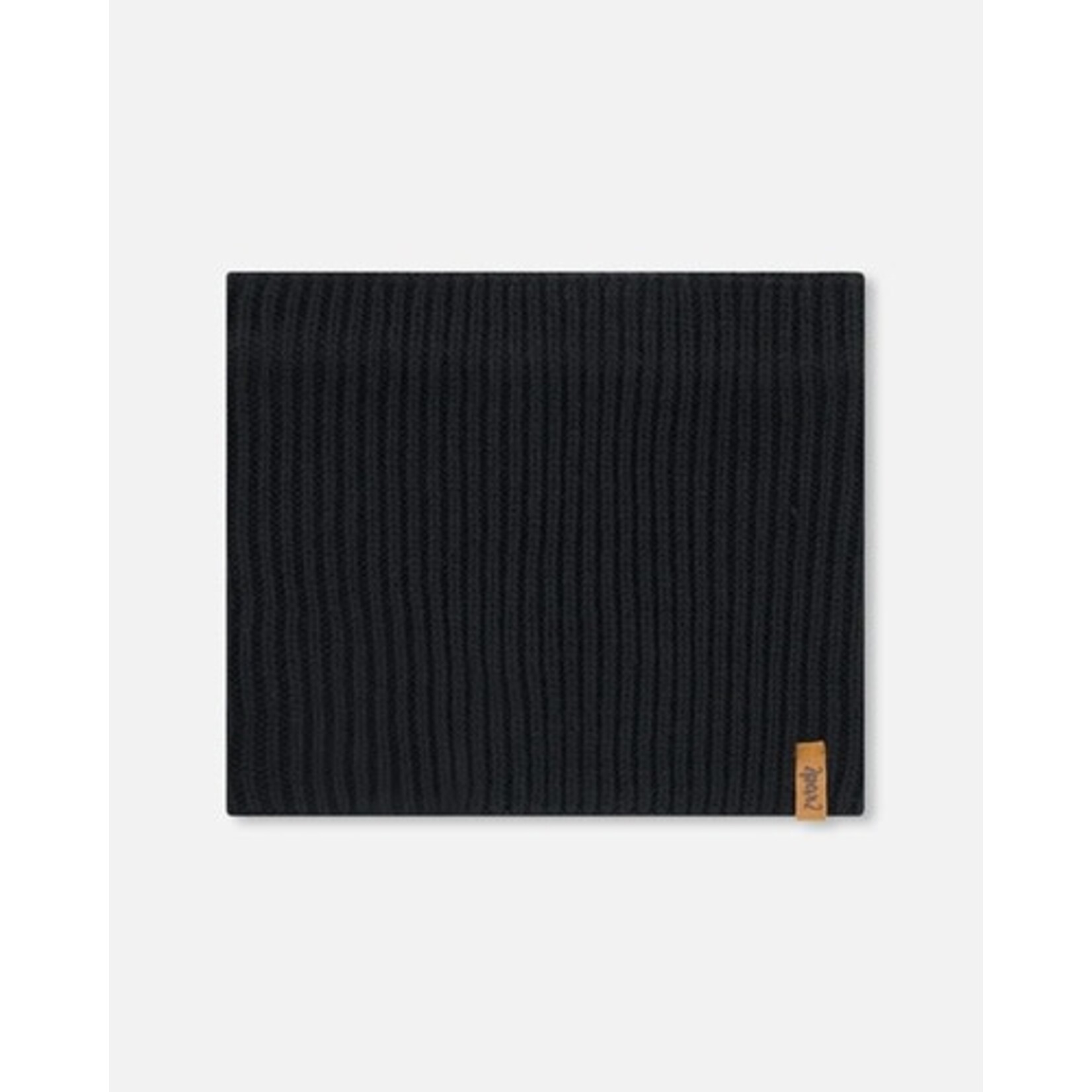 Deux par Deux DEUX PAR DEUX -  Mid-season knitted neck warmer 'Anthracite'