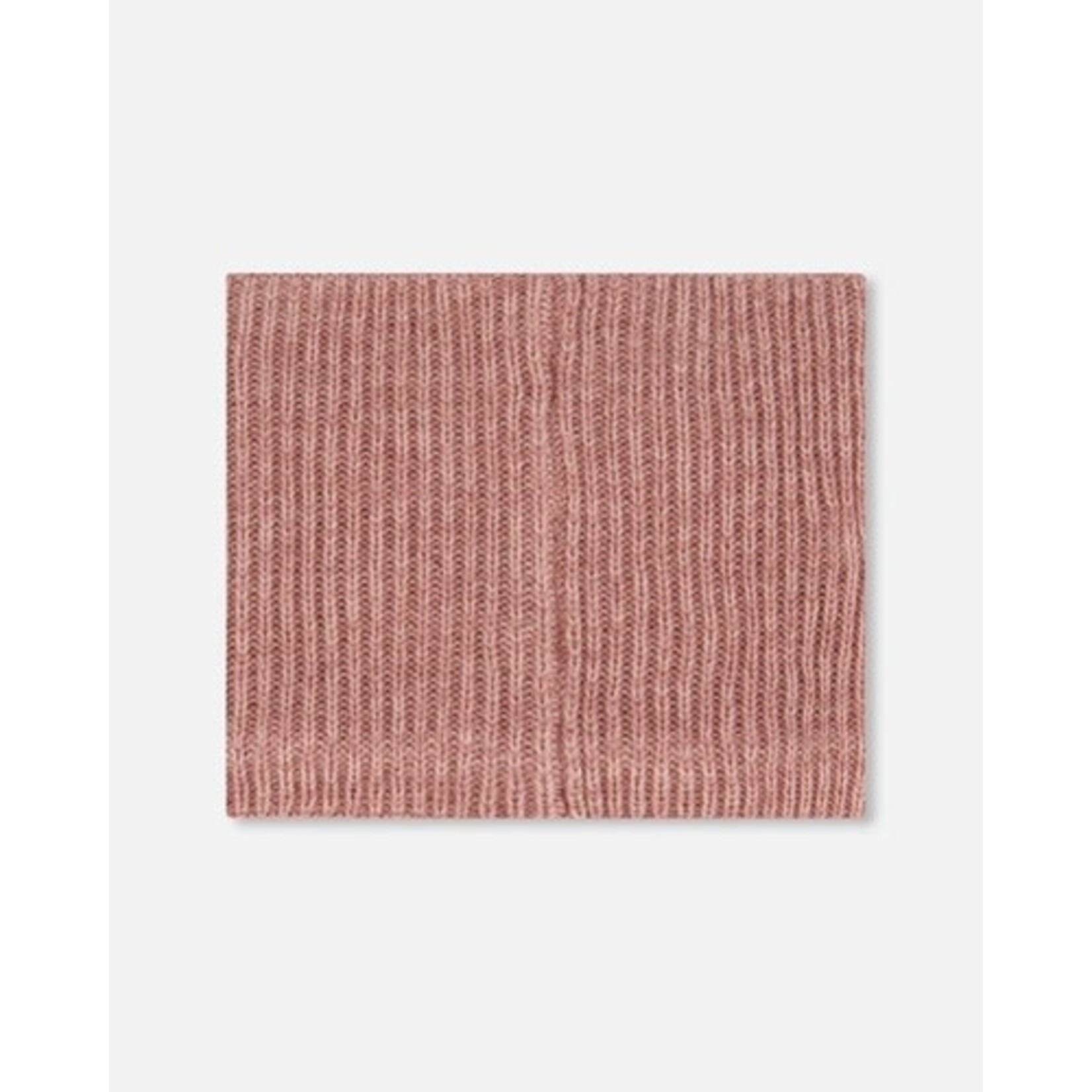 Deux par Deux DEUX PAR DEUX -  Cache-cou en tricot mi-saison 'Vieux rose'